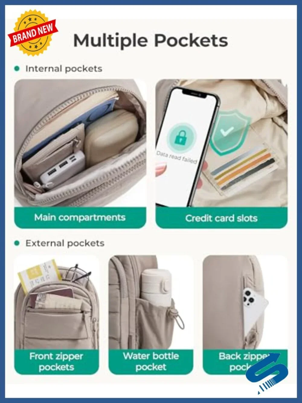 Small Sling Bag Crossbody Hobo Handbag with RFID Blocking